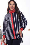 LT Collection Джемпер 318155 Б7619 синий, красный, белый