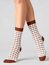 JS Giulia Носки 318466 WS3 WOOL 2301 brown