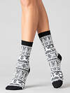 JS Giulia Носки 318473 WS3 WOOL 2302 nero