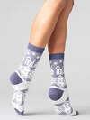 JS Giulia Носки 318482 WS3 WOOL 2303 viola