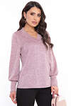 LT Collection Джемпер 318614 Б2883 розовый меланж