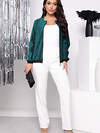 LT Collection Бомбер 318863 Б7524 бирюзовый
