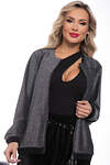 LT Collection Бомбер 318864 Б7522 серебристый