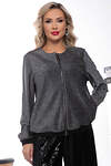 LT Collection Бомбер 318864 Б7522 серебристый