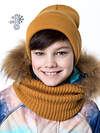 NIKASTYLE Шапка 328229 11з12123 горчичный