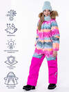 NIKASTYLE Комбинезон 328411 8з1423 персиковый/фуксия