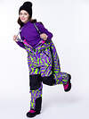 NIKASTYLE Комбинезон 328416 8з1823 лиловый/лайм