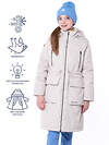NIKASTYLE Парка 328996 5з4023 кремовый