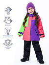 NIKASTYLE Костюм 329000 7з2423 коралловый неон/лиловый