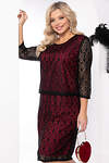 LT Collection Платье 330387 П7936 красный, чёрный