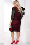 LT Collection Платье 330387 П7936 красный, чёрный