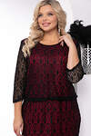 LT Collection Платье 330387 П7936 красный, чёрный