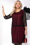 LT Collection Платье 330387 П7936 красный, чёрный