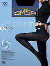 JS Omsa Колготки 332004 VELOUR ACTIVE 100 nero