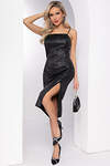 LT Collection Платье 333455 П8043 мерцающий чёрный