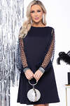 LT Collection Платье 334548 П7967 темно-синий