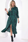 LT Collection Платье 335515 П8035 чёрный, зелёный