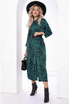 LT Collection Платье 335515 П8035 чёрный, зелёный