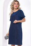 LT Collection Платье 335516 П8071 мерцающий сапфир