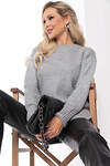 LT Collection Джемпер 335529 Б8118 серый