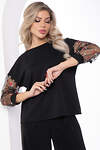 LT Collection Блуза 335704 Б8133 чёрный