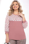 LT Collection Блуза 347339 Б8193 пыльно-розовый