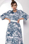 LT Collection Платье 362493 П8161 белый, синий