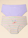 PELICAN Трусы 382849 GUHB3354/1(2) Лаванда/персиковый