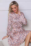 Open-style Платье 389596 6035 розовый/серый