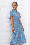 Open-style Платье 389900 5301 голубой/белый/бежевый