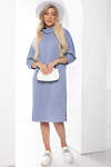 LT Collection Платье 391943 П8505 серо-голубой