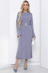 LT Collection Платье 394403 П8576 серо-голубой