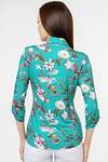 Binita Рубашка 61848 657/1-5 изумрудно-розовый