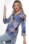 LT Collection Рубашка 397340 П8668 синий