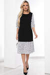 LT Collection Платье 397996 П8789 чёрный, белый