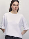 ZARINA Футболка 402155 4224507406 белый
