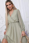 LT Collection Платье 405072 П8848 оливковый