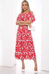 LT Collection Платье 409803 П8853 красный, белый