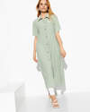 CHARUTTI Платье-рубашка 412387 10269 зелёный