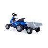 COLOMA Y PASTOR Каталка-трактор с педалями "Turbo-2" (синяя) с полуприцепом 413013 84651 