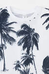 CROCKID Фуфайка 413625 КР 302381 белый, высокие пальмы