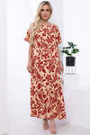 LT Collection Платье 413699 П8856 бежевый, красный