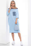 LT Collection Платье 413717 10028 голубой