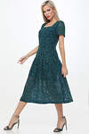 DStrend Платье 420936 П-4537 Сине-зелёный