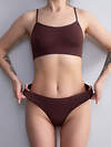 JS Giulia Трусы 423505 BRASILIAN BRIEFS COLORS brown