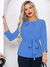 LT Collection Блуза 425516 Б071 голубой