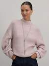 ZARINA Свитер 470077 4421637837 светло-розовый