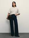 ZARINA Футболка 502784 W_OVERSIZE2 бежевый