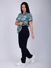 Malina Костюм 526588 9352 чёрный/мятный