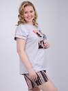 Malina Костюм 526673 9430 светло-серый меланж/разноцветный